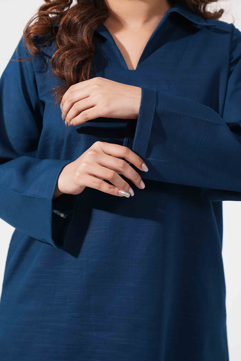 Form Co-ord Set - Deep Blue