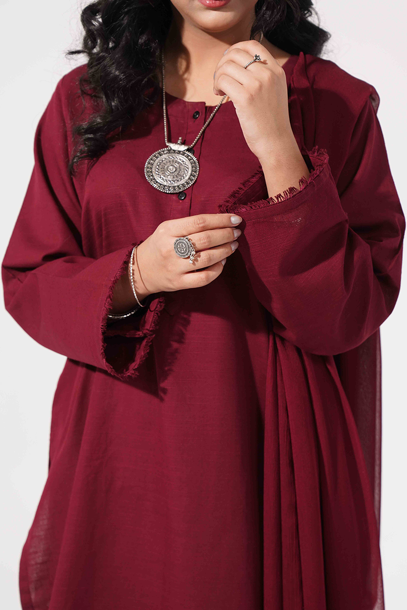 Core Kurta - Maroon