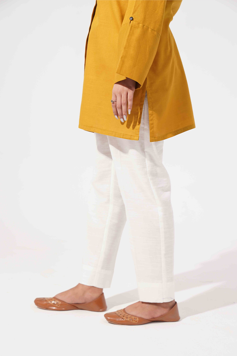 Loopline Kurta - Mustard